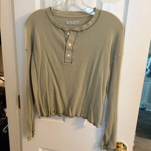 Everlane Sage Green Button-Down Women's Shirt